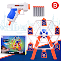 Miniatyrbild 1 av 8: Electric Targets Toy Rotary Games Rotation För Barn Barn Present Julhem
