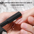 Miniatyrbild 7 av 8: 5 i 1 Cat Eyes Nagelmagneter Tool Stick Heavy Duty Lätt magnetisk Stick för Nail art Black
