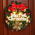 Miniatyrbild 4 av 10: Merry Christmas Letters LED-lampor 45cm Hängrep Drivs av Knapp Batteri För Julfest Födelsedag Heminredning Warm White Built-in Button Battery