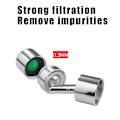 Miniatyrbild 5 av 10: Vridbar universal Anti-stänk Handfat Kran Justerbar kranförlängare för hem kök badrum Enkel installation First Gear Stainless Steel Joint