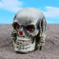 Miniatyrbild 1 av 10: Halloween figurer dekorationer Resin liten skalle Akvarium dekor för akvarium prydnad Skull A