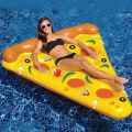 Miniatyrbild 5 av 11: Inflation Simma Pizzasäng Återanvändbar Pool Lounge Pad för inomhuspool B