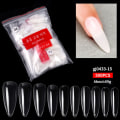 Miniatyrbild 8 av 9: 500 bitar Balett Nageltips Bit Set Mode Enkel Mjuk Nagellapp För Kvinnor Kvinna Gj0496 01