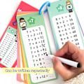 Miniatyrbild 4 av 11: Matte-flashkort för barn 1-12 Addition/Subtraktion/Multiplikation/Division Tabellkort Barnets matematiska färdighetsutvecklingsmaterial C