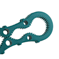 Miniatyrbild 6 av 7: Nya multi burkar flaska burkgummilock Handy Twist Container Tool Multicolour