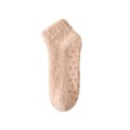 Miniatyrbild 1 av 6: Fuzzy ankelstrumpor för damer med halkfri prick, hög elastisk ventilerande strumpa för kallt väder Orange