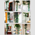 Miniatyrbild 4 av 10: Pipeline Bamboo Forest Cover Simulering Bamboo Pipeline dekorativt cover 4 Inch5pcs