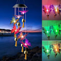 Miniatyrbild 9 av 10: Solar Wind Chime Färgskiftande Wind Chimes Vattentät hängande dekoration för Hem Graden Office C