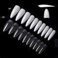 Miniatyrbild 6 av 9: 500 bitar Balett Nageltips Bit Set Mode Enkel Mjuk Nagellapp För Kvinnor Kvinna Gj0433 23