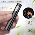 Miniatyrbild 4 av 11: Mini Touch Sensor Flameless Lighter Bärbar USB Uppladdningsbar vindtät tändare Color Ice