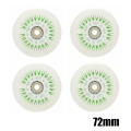 Miniatyrbild 8 av 8: 4st Flash Inline Skate Wheels 90A LED Lighting Skating Wheels 80 76 72 68 Red 72mm