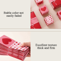 Miniatyrbild 8 av 8: 2024 Valentine studsar Röd paketlåda Vikbar Fashionabla studsar Röda kuvert för present 16 Boxs