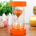 5/10/15/20/30 min Sandtimer Timglas Sandklocka Ägg Kök Timer Tillbehör Barn Spel Present orange 20minutes