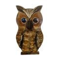 Miniatyrbild 1 av 10: Rolig glasögonhållare, glasögonställ i trä, ställ för solglasögon, rustik dekoration Owl