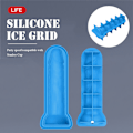 Miniatyrbild 8 av 9: Vuxen prank iskuber form med cover Multipurpose Ice Making mall DIY Ice dricka verktyg Red Small