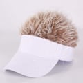 Miniatyrbild 7 av 9: Höstens roliga peruk cap Unisex bärbar sporthatt för utomhusfiske Adjustable