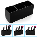 Miniatyrbild 2 av 9: Kosmetika Akryl Makeup Tools Borsthållare Organizer Förvaringsbox Case Black