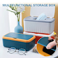 Miniatyrbild 2 av 11: Desktop Tissue Box Hållare Modern Dammtät Enkel att använda våtservetter Dispenserhållare Medium