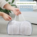 Miniatyrbild 3 av 9: Underware Mesh tvättpåse Anti-deformation bysthållare rengöringspåse för tvättmaskin Gray Edge Style