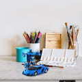 Miniatyrbild 3 av 11: Barns fjärrkontroll Robot Bil Transformator Leksak Anti-Fall Pussel Bil Leksaker för barn Pojke Flicka Blue