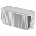 Miniatyrbild 8 av 10: Kabelhantering Organizer Box med lock Sladd Organizer Box för att dölja & dölja power Sladdar Hider för skrivbords-TV Green