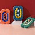 Miniatyrbild 10 av 10: Benspår foderbricka PP Slät spår Anti-kvävning Halkfri gömda matutrymmesdesign Slow Food Hundskål Leksak Blue