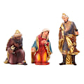 Miniatyrbild 8 av 10: Julkrubba figurer Målade hartshantverk Kreativt julbordsprydnad för hem Vardagsrum Sovrum 11 Piece Set