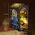 Miniatyrbild 7 av 9: DIY Magics Bazaar Books Nooks Kit med Lätt Lättmontering Dekorativa miniatyrer för vardagsrummet