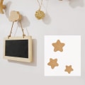 Miniatyrbild 7 av 10: Väggkrokar Hattkrokar Träklädhängare Star Moon Väggkonstkrok För sovrum Vardagsrum Little Stars