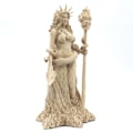 Miniatyrbild 7 av 8: Forntida grekiska skyddsgudsfigur med orm Häxkonst Meditation Alien Staty Mini Resin Ornament Alien