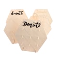 Miniatyrbild 3 av 8: HITN Donuts Väggställ Dessert Tårta Display Rack Bröllopsfödelsedagsfest Dekor C