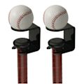 Miniatyrbild 8 av 11: Baseball Förvaringsställ Väggmonterad Softbollhållare Bat Display Stand För Hem Transparent 2 Packs