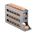 Miniatyrbild 1 av 9: Automatisk skjutbar äggförvaringslåda med stor kapacitet bärbar äggbehållare för utomhusbruk Grey