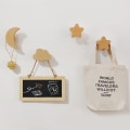 Miniatyrbild 3 av 10: Väggkrokar Hattkrokar Träklädhängare Star Moon Väggkonstkrok För sovrum Vardagsrum Little Stars