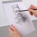 Miniatyrbild 5 av 8: Konststudenter Skissblock Utjämnande textur Non-grad Sketch Notebook A4
