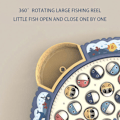 Miniatyrbild 9 av 10: Multifunktionell roterbar magnetisk fiskeleksak Cool interaktiv leksak Födelsedagspresent Red 15 Pieces