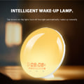Miniatyrbild 4 av 11: LED Wake Up Light Färgglad väckarklocka Nattljus Solnedgångssimuleringslampa Australian Charger