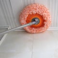 Miniatyrbild 6 av 7: 360° Roterbar Justerbar Rengöringsmopp Chenilleduk Stark vattenabsorption Återanvändbar mopp 3