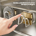 Miniatyrbild 6 av 11: Svamphållare för diskbänk Multifunktionell diskbänk avloppsställ för hem Clear 1pcs