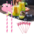 Miniatyrbild 3 av 11: 80ST Engångshalm Honeycomb Decor Omrörningsstav för Milkshakes Juice Brown