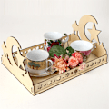 Miniatyrbild 5 av 10: Ramadan-kakorbricka Eid Mubarak-fest Serveringsbricka för hemmafest JM00384