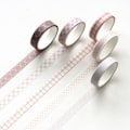 Miniatyrbild 3 av 10: Washi Tape Scrapbooking Tillbehör Vacker självhäftande dekorativ tejp för presentförpackning anteckningsböcker A
