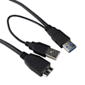 Miniatyrbild 7 av 8: USB3.0 Mobil hårddiskkabel Bärbar stabil överföringssladd för användning av hårddisk 1PCs