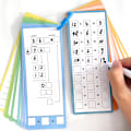 Miniatyrbild 3 av 11: Matte-flashkort för barn 1-12 Addition/Subtraktion/Multiplikation/Division Tabellkort Barnets matematiska färdighetsutvecklingsmaterial One Set