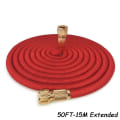 Miniatyrbild 1 av 10: Expanderbar trädgårdsslang Styrka Slitstark Lätt läckagetät vattenslang för utomhusbruk Red 50FT-15M Extended