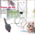 Miniatyrbild 6 av 10: Cat Scratch Rep Mus Hängande infällbar kattleksak Retande Katt Självspelande pinne Elastiskt rep Husdjurstillbehör för hemmet Mouse