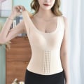 Miniatyrbild 7 av 10: Kvinnor Andas Shapewear 4 i 1 främre spänne bröststöd bröststöd väst Skin Color L