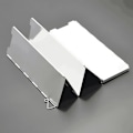 Miniatyrbild 9 av 10: Bärbar aluminiumlegering utomhusvindruta Lättviktsbart vindskydd för campingspis utomhusgrill White