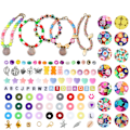 Miniatyrbild 4 av 9: DIY färgglada pärlor Set Handgjorda pärlarmband gör tillbehör för barn flickor 526PCS