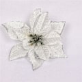 Miniatyrbild 9 av 10: 10st konstgjord julstjärna Blomma Jul Dekorativ Glitter Blomma Julgran Bröllopsdekoration Red 10pcs